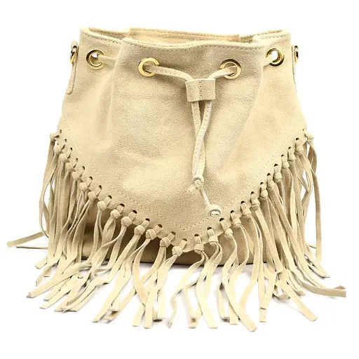 Женская замшевая сумка на плечо Firenze 25х26х13 см sum0028542 - фото 6