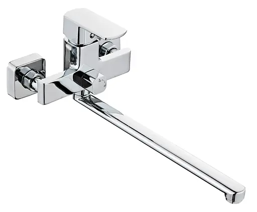 Змішувач для ванни Globus Lux ALFA GLAL-0208N латунний з виливом 350мм для душу та сантехніки - фото 1