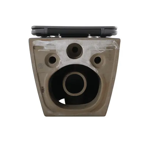 Унитаз подвесной Mixxus Premium Ellipse-0309-T1 gray 530x360x350 мм система смыва Tornado 1.0 MP6655, Графит - фото 3