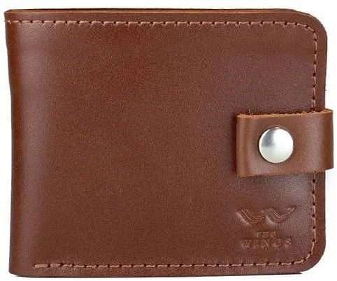 Шкіряне портмоне Mini 2.0 світло-коричневий - фото 1