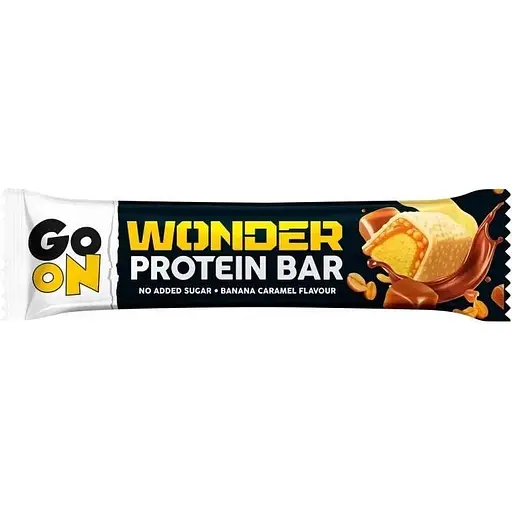Батончик Go On Nutrition Wonder Protein Bar, 45 грамм - Банан-карамель