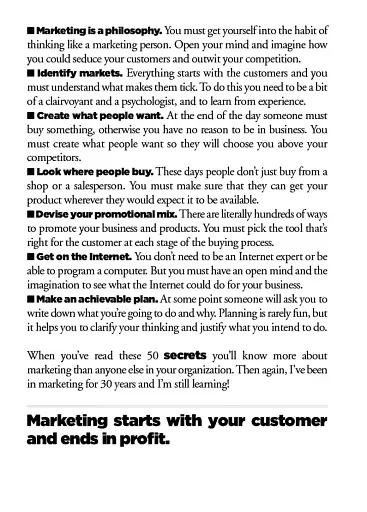 Business Secrets: Marketing Secrets - фото 6