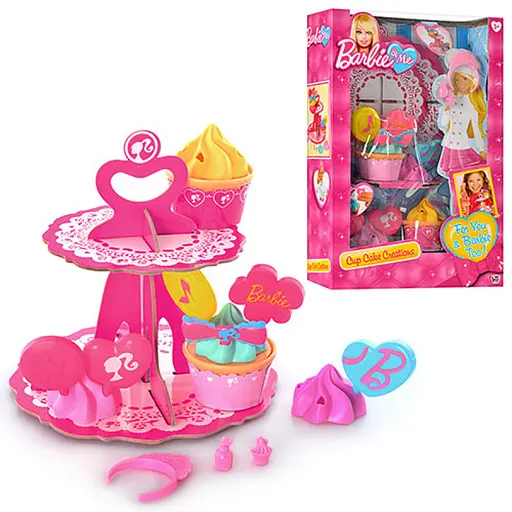 Набір продуктів 1680756 лавка тістечок, підставка, тістечка зі знімними прикрасами, кор., 20-30-7 см - фото 1