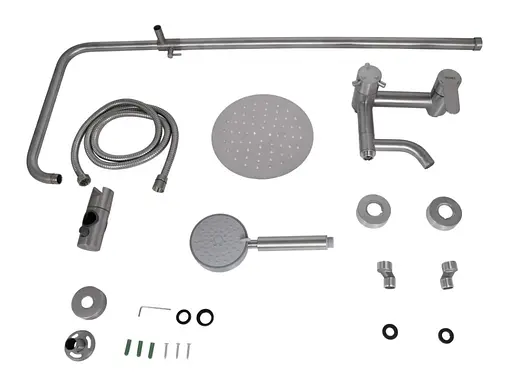 Душевая система универсальная Brinex Pure 1030, Nickel (k35) BRIPUR1030NKL - фото 8