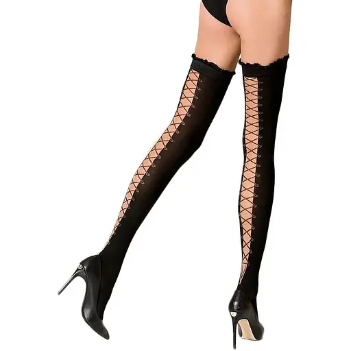 Чулки Passion ST101 3/4 nero