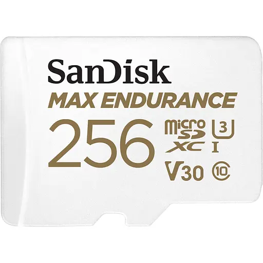 Карта памяти SanDisk microSDXC 256 GB UHS-I Max Endurance U3 V30 R-100MB/s + SD Adapter (SDSQQVR-256G-GN6IA) [141837] - фото 2