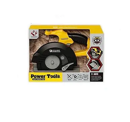 Пила циркулярна іграшкова T 008, підсвічування, на батарейках, в коробці (6981815401616) - фото 2