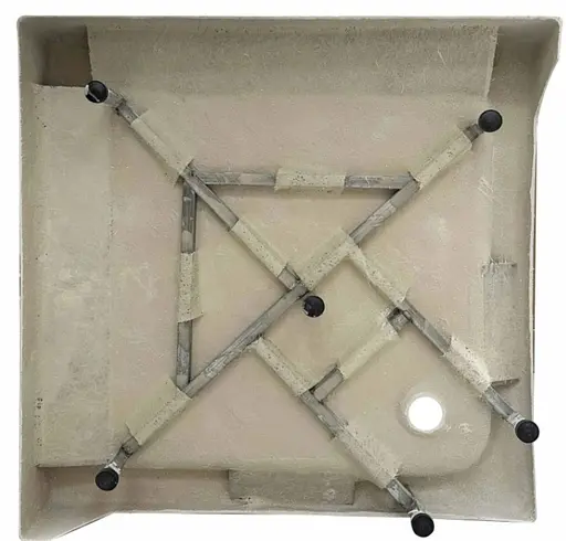 Набор Lidz Душевая кабина Wawel SC80x80.SAT.LOW.FR, квадратная, стекло Frost 4 мм + Душевой поддон Kapielka ST80x80x14 - фото 10