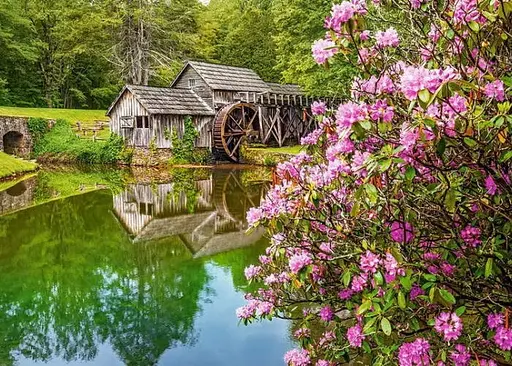 Пазл Castorland puzzle Млин на березі ставка, 500 ел. (B-53490) - фото 2