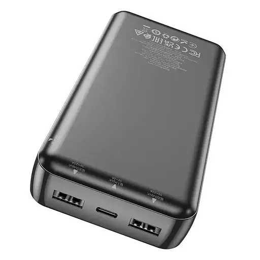 Портативний ЗП Power Bank Hoco J100A High-ranking 20000 mAh Чорний - фото 2