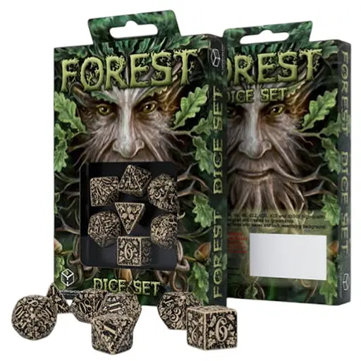 Набір кубиків Forest Dice Set: Savannah , 7 шт. (SFOR03) - фото 1