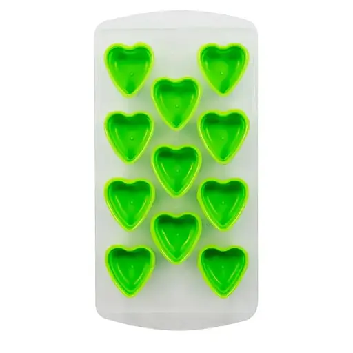 Форма для льоду випічки шоколаду мастики 21,5x11 см Салатовий - фото 1