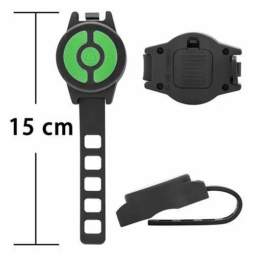 Велосипедна задня фара (габарит) X4 (ZL 20163) STOP повороти + пульт + microUSB + 4 режими - фото 4