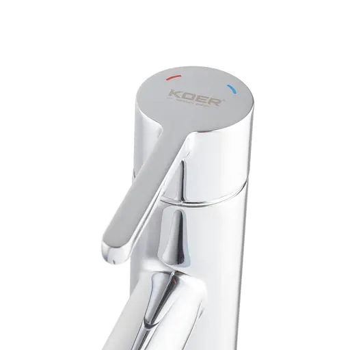 Змішувач для умивальника високий Koer KB-11029-01 хром KR5479 Хром - фото 3
