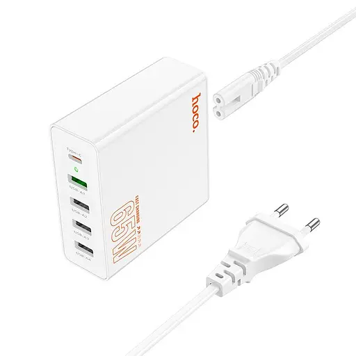 Зарядное устройство адаптер 5 портов HOCO Vision five-port charger C114A 65 вт - фото 3