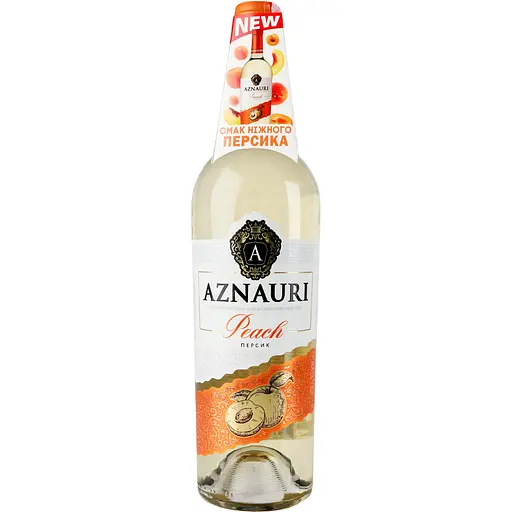 Вино Aznauri Peach перcик біле напівсолодке 0.75 л