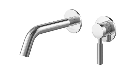 Смеситель для умывальника Kohlman Roxin хром + Box скрытого монтажа QW180R Хром - фото 1