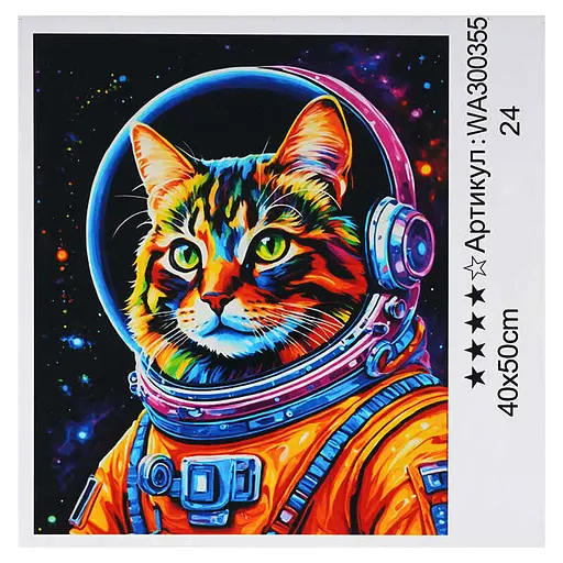 Набор для росписи по номерам WToys, 40x50 см, WA300355