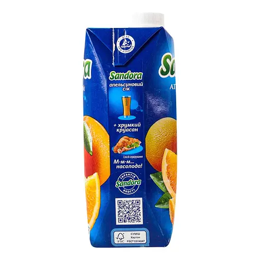 Сік Sandora Апельсиновий неосвітлений 500 мл - фото 2