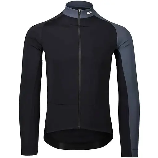 Велоджерси Poc Essential Road Mid LS Jersey S Uranium Black/Sylvanite Grey (1033-PC 582108288SML1)