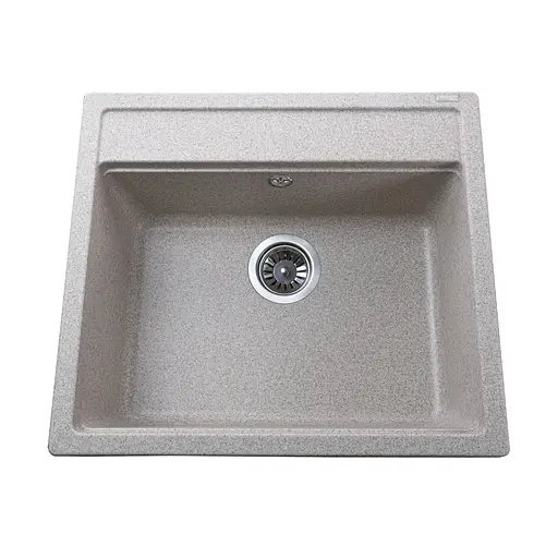 Гранитная мойка Globus Lux Volta миндаль 570x510 мм А0008, Терра - фото 1