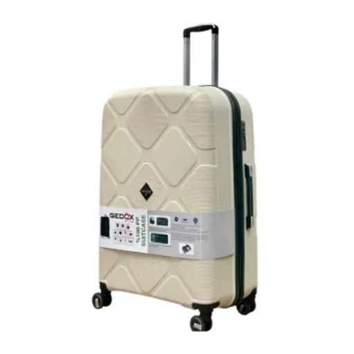 Валіза Gedox PP005-L велика (L) поліпропілен на 4-х подвійних колесах 110 л