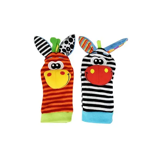 Набір шкарпетки та браслетики "Зебра та жираф" MGZ-1209 - фото 3