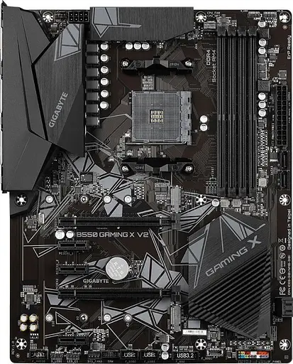 Материнская плата Gigabyte B550 Gaming X V2 (B550 GAMING X V2) (Socket AM4, AMD B550, ATX) - фото 1
