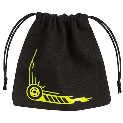 Мішечок для кубиків Q-Workshop Galactic Black & Yellow Dice Bag (BGAL101) - фото 1