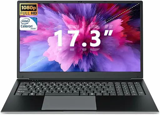 SGIN M17 17.3" FHD IPS, 8GB RAM, 512GB SSD, Intel Celeron N4020, Black [no OS, QWERTY, англійська клавіатура, не оригінальна коробка] - фото 1