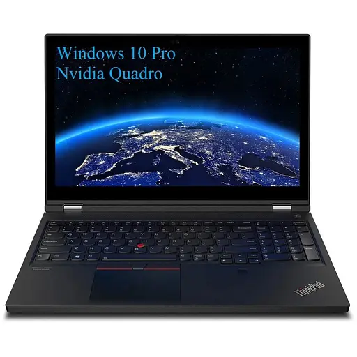 Ноутбук Lenovo ThinkPad P15 Gen 1, IPS, I7-10750H, 40GB DDR4, 1TB m2 PCIe, 2TB m2 PCIe, RTX 1000 4GB