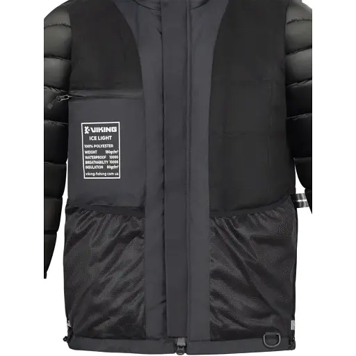 Куртка Viking Fishing Ice Light 80g 10K XXXL Black/khaki - фото 6