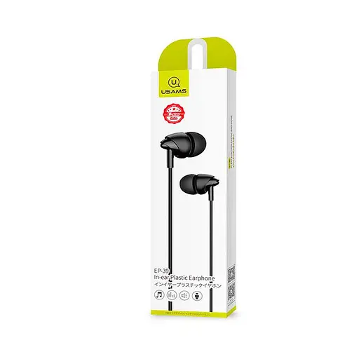 Наушники Usams In-ear Plastic EP-39 1.2m - фото 3
