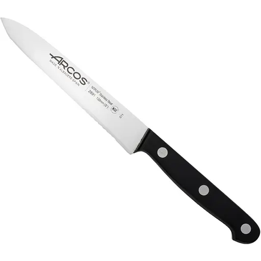 Нож для томатов Arcos 130 мм Черный 000266922