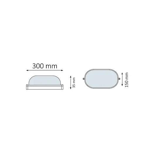 Світильник світлодіодний вологозахищений Horoz Electric Faraday-36 36W IP65 6400К білий - фото 2