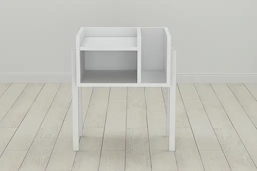 Тумба модульна Ferrum-decor Амелі 540x450x320 метал Білий ДСП Білий 16 мм (FRD-103011)