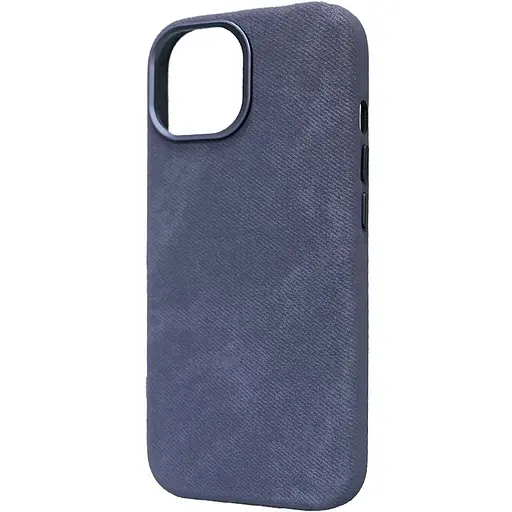 Чохол Epik Denim with MagSafe для Apple iPhone 14, 6.1 Blue - фото 2