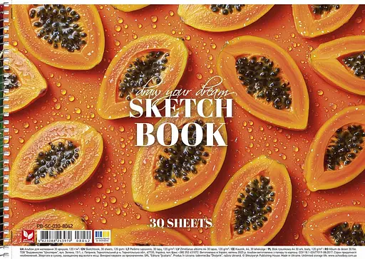 Комплект 3шт. альбомов для рисования. Альбом Школярик А4 30 л. 120г/м2 8042 4823088243970 - фото 3