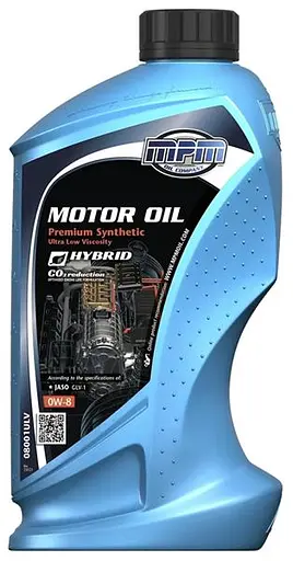 Моторна олива MPM ULV Premium Synthetic Ultra LV 0W-8 1л (08001ULV)