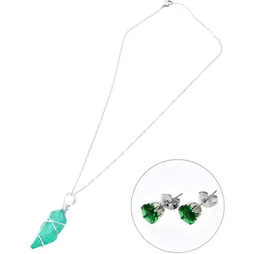 Набор аксессуаров сережки, кулон (в ассортименте)