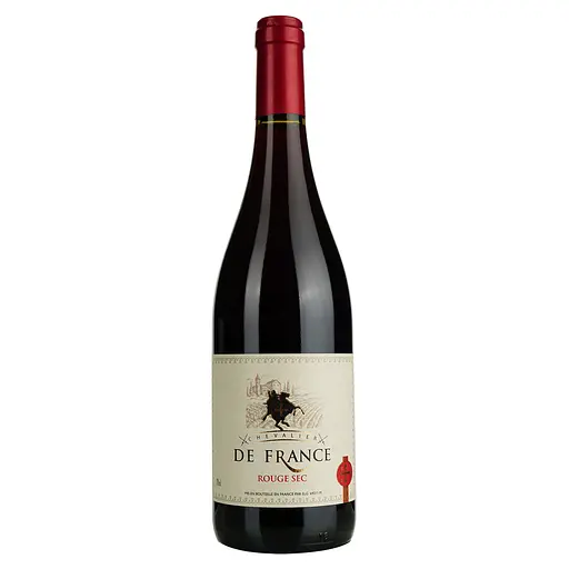 Вино Chevalier de France Rouge Sec, червоне, сухе, 0,75 л