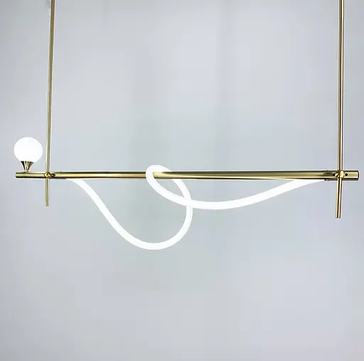 Современная удлиненная люстра Sniki Line.F Длина 120 см - фото 2