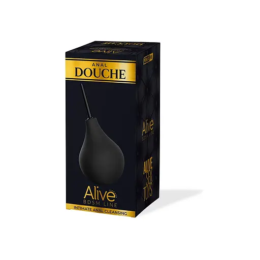 Анальний душ Alive Anal Douche L 225 мл (чорний) - фото 2