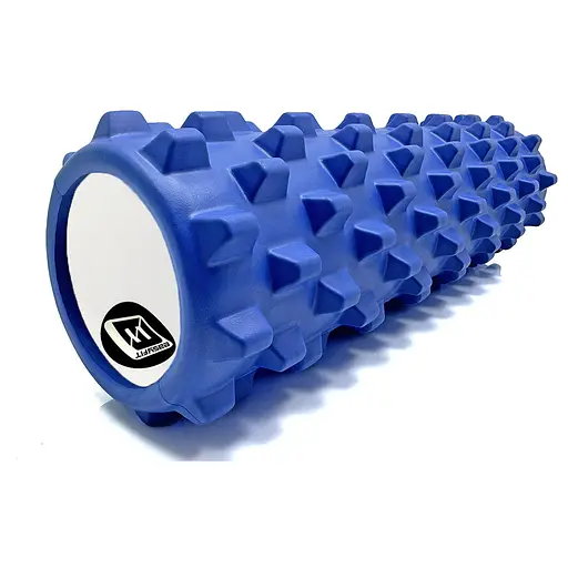 Массажный ролик EasyFit Grid Roller PRO 45 см Синий (EF-2029-BL) - фото 1