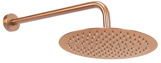 Душова система Rea Lungo brushed copper + BOX прихованого монтажу REA-P8809, Теплий захід сонця - фото 4