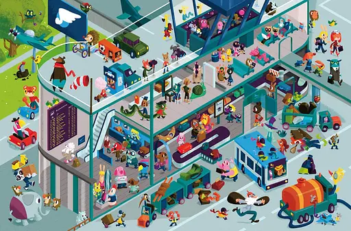 Книга Мій перший віммельбух. Аеропорт. Автор - Штефан Ломп (ARTBOOKS) - фото 3