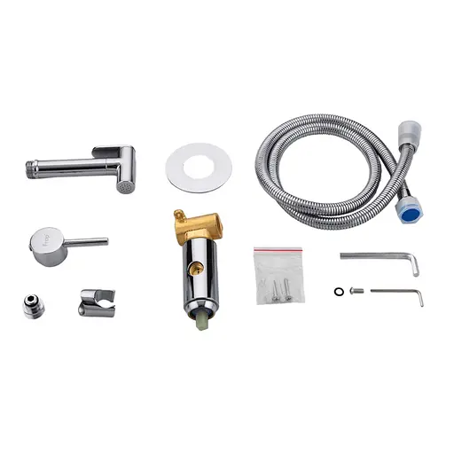 Набір гігієнічного душу прихованого монтажу Frap F7505-2, хром, Хром - фото 5