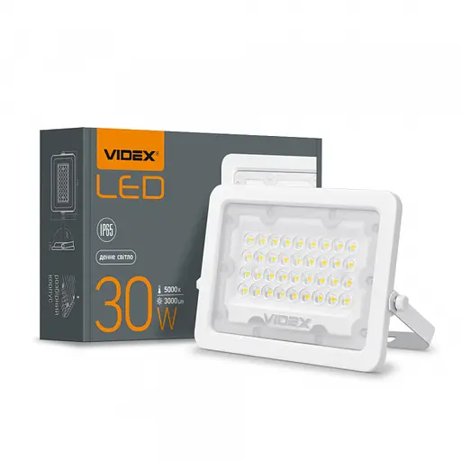 LED прожектор VIDEX F2e 30W 5000K - фото 1