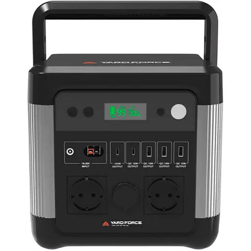 Портативный источник питания Yard Force LX PS1200, мощность 1200Вт, 974Wh, LiFePo4, 248*190*245 мм, 9.8 кг