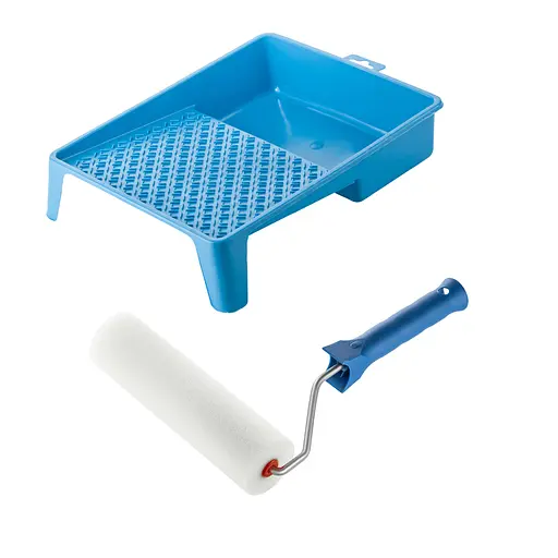 Валик "Поролоновий" 180х50 мм з ручкою та ванночка Polax (770-171) - фото 1